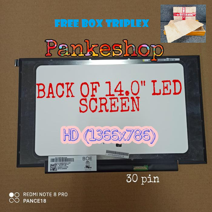 Layar LED LCD Dell LATITUDE 14 3410 hd non touchscreen