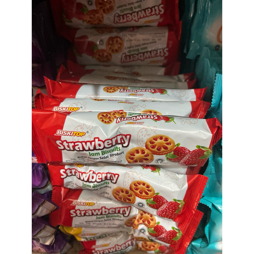 

BISKITOP Jam strawberry 5x55gram