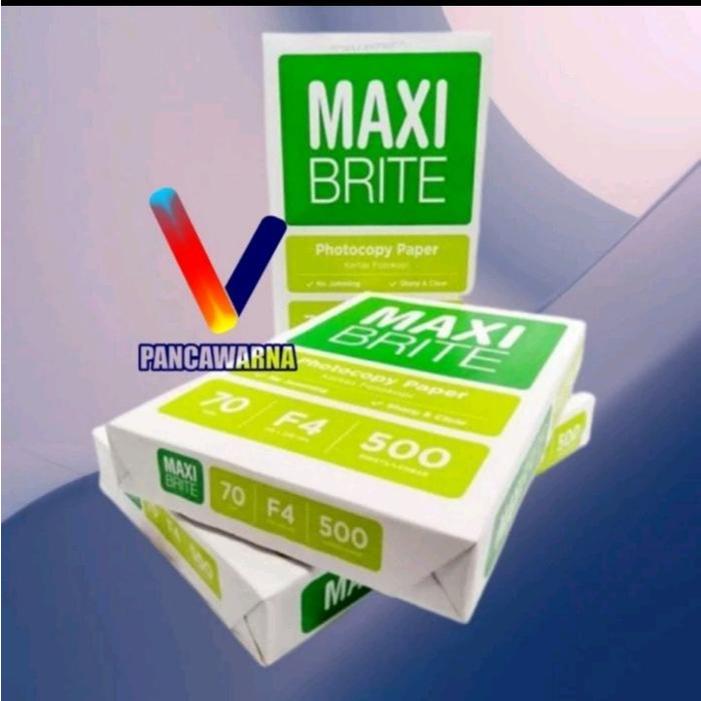 

Kertas HVS Maxi Brite F4 70g Paper Stationery