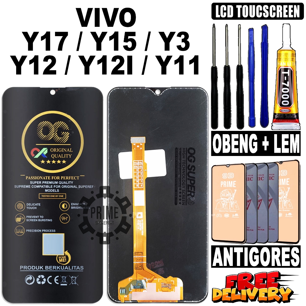 LCD VIVO Y17 / VIVO Y15 / VIVO Y3 / VIVO Y12 / VIVO Y12I / VIVO Y11 ORIGINAL LCD TOUCHSCREEN FULLSET