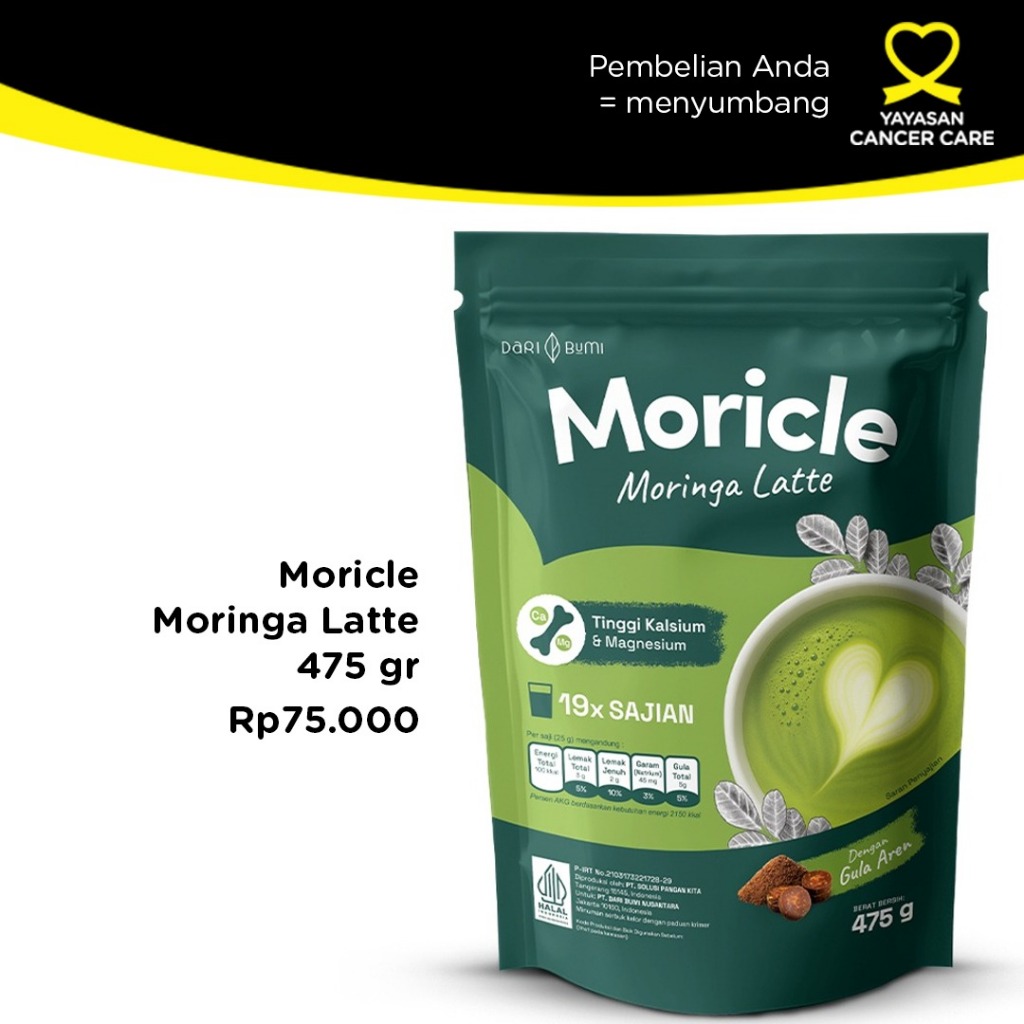 

Dari Bumi Moricle Moringa Latte Minuman Daun Kelor