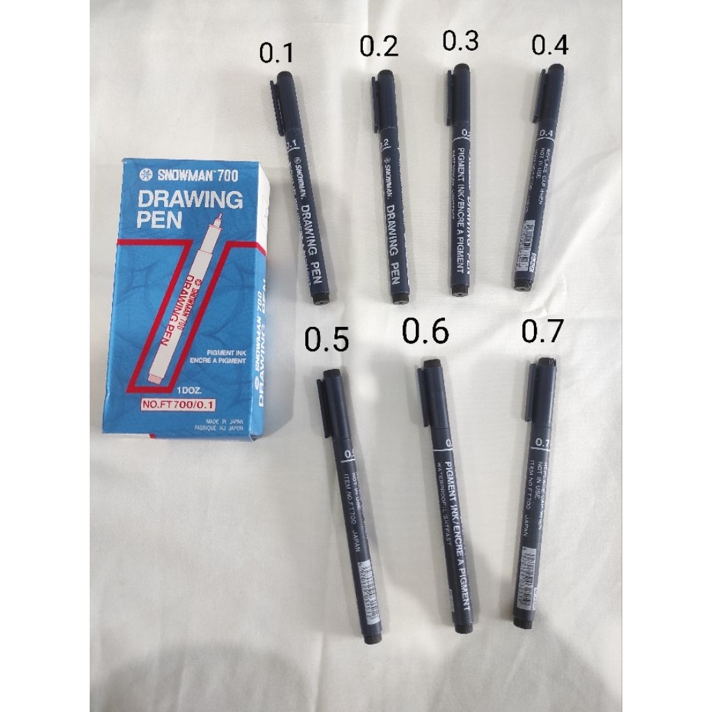

Snowman 700 Pulpen Drawing Hitam(perpcs)