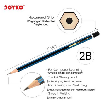 

PENSIL MEREK Joyko 6161 Pensil / 2B 1 PCS