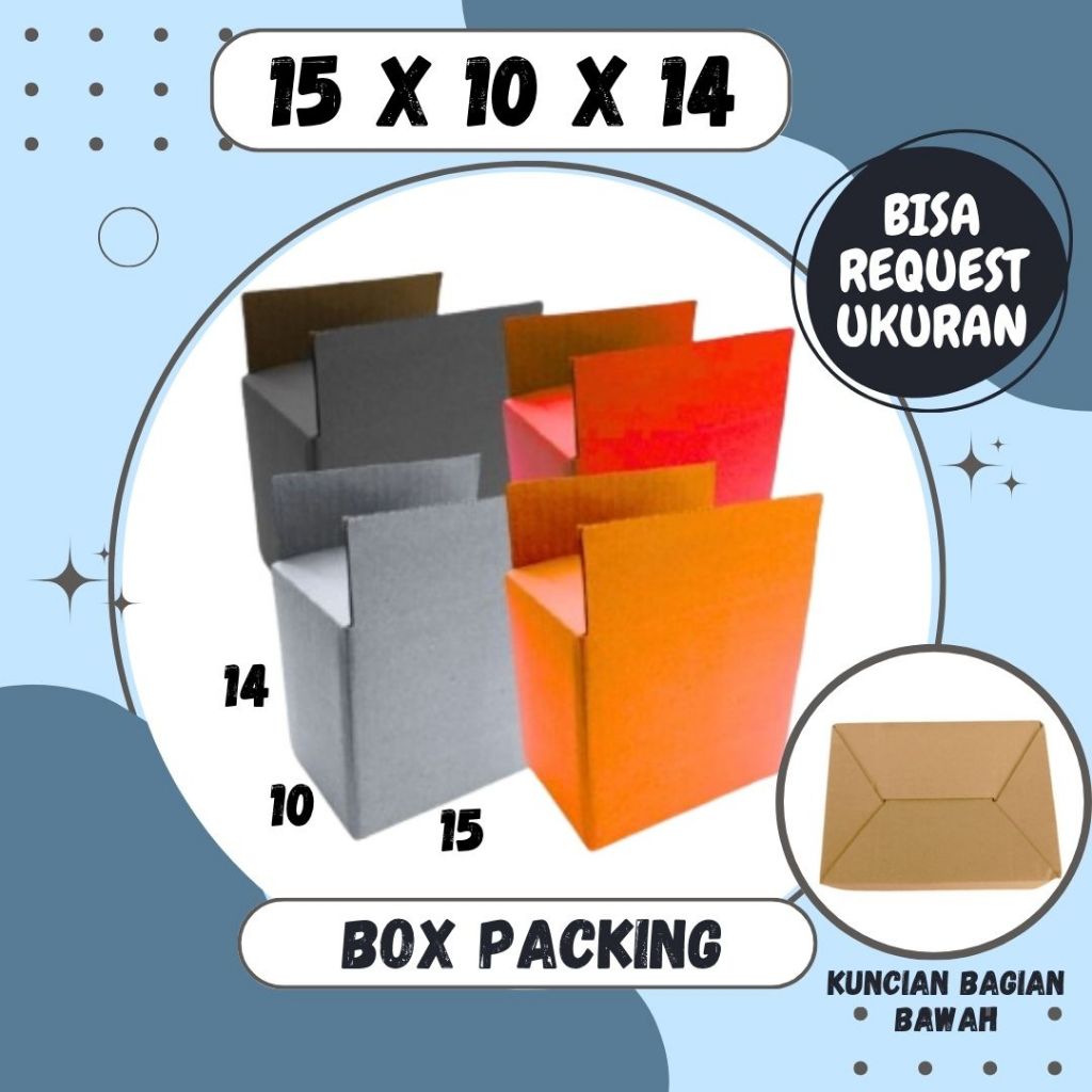 

Kardus 15x10x14 Packing Olshop Box A0 Dus Kotak Kemasan Box Souvenir Botol Madu Parfum Kardus Balap