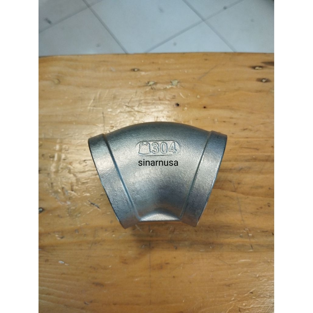 Elbow 45° Stainless 304 Drat 2 1/2" inchi DN 65