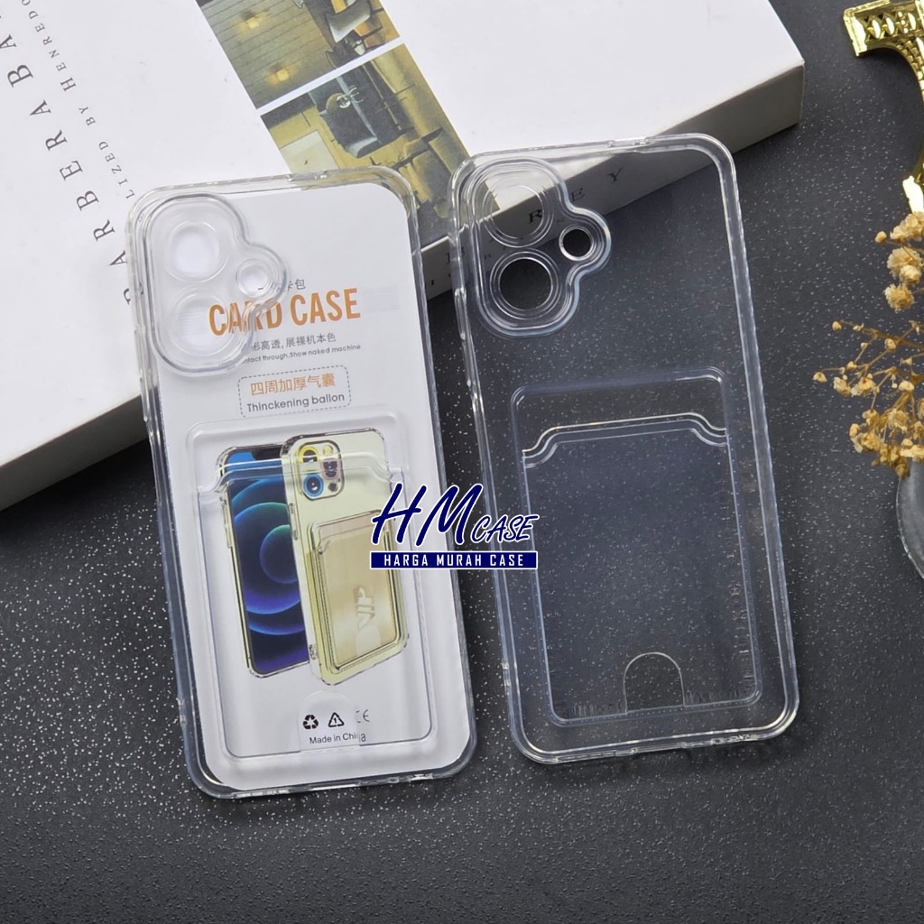 Tecno Spark GO 3 Tecno Spark GO 2 Case Slot Kartu / Card Case Bening Tecno Spark GO 3 Tecno Spark GO