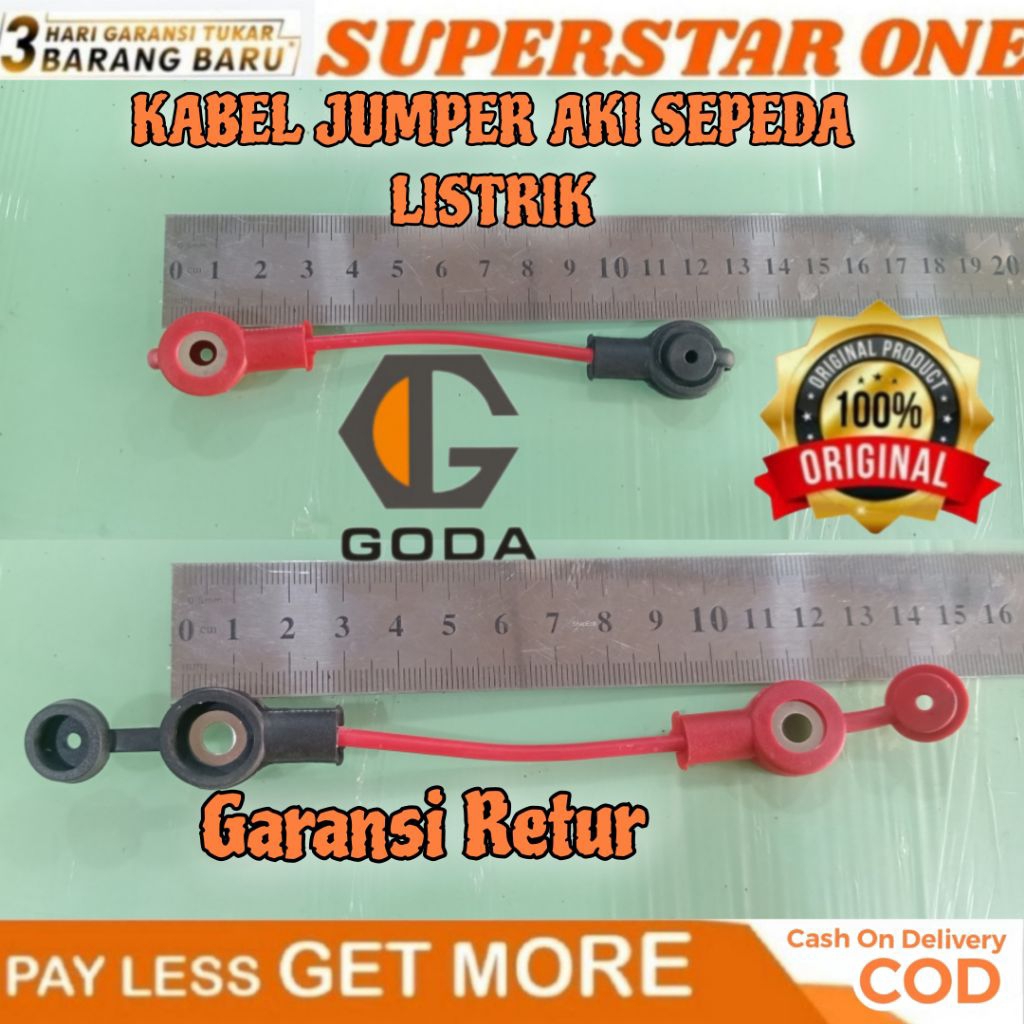 kabel jumper/jemper aki sepeda listrik Goda