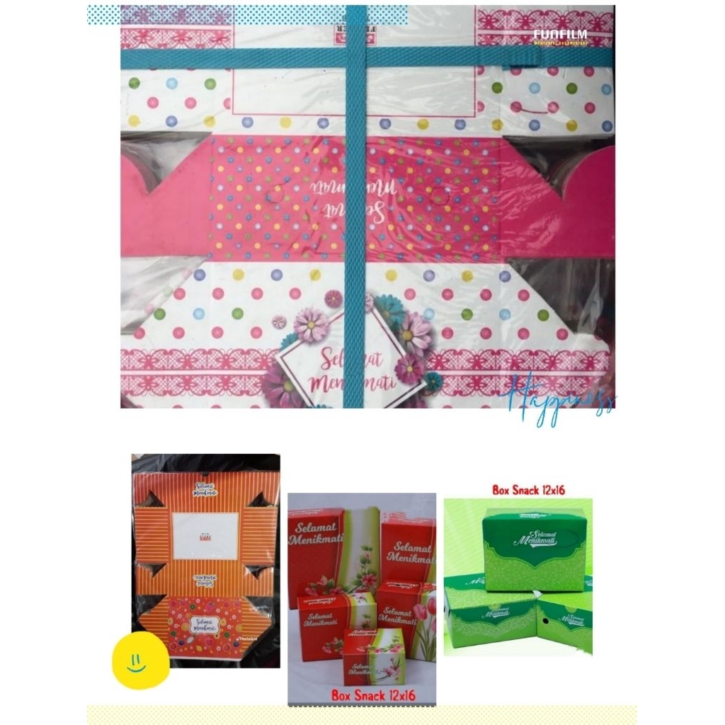 

DUS SNACK MOTIF/SNACK BOX KUE MOTIF Ukuran 12x16 cm-ISI 100 PCS