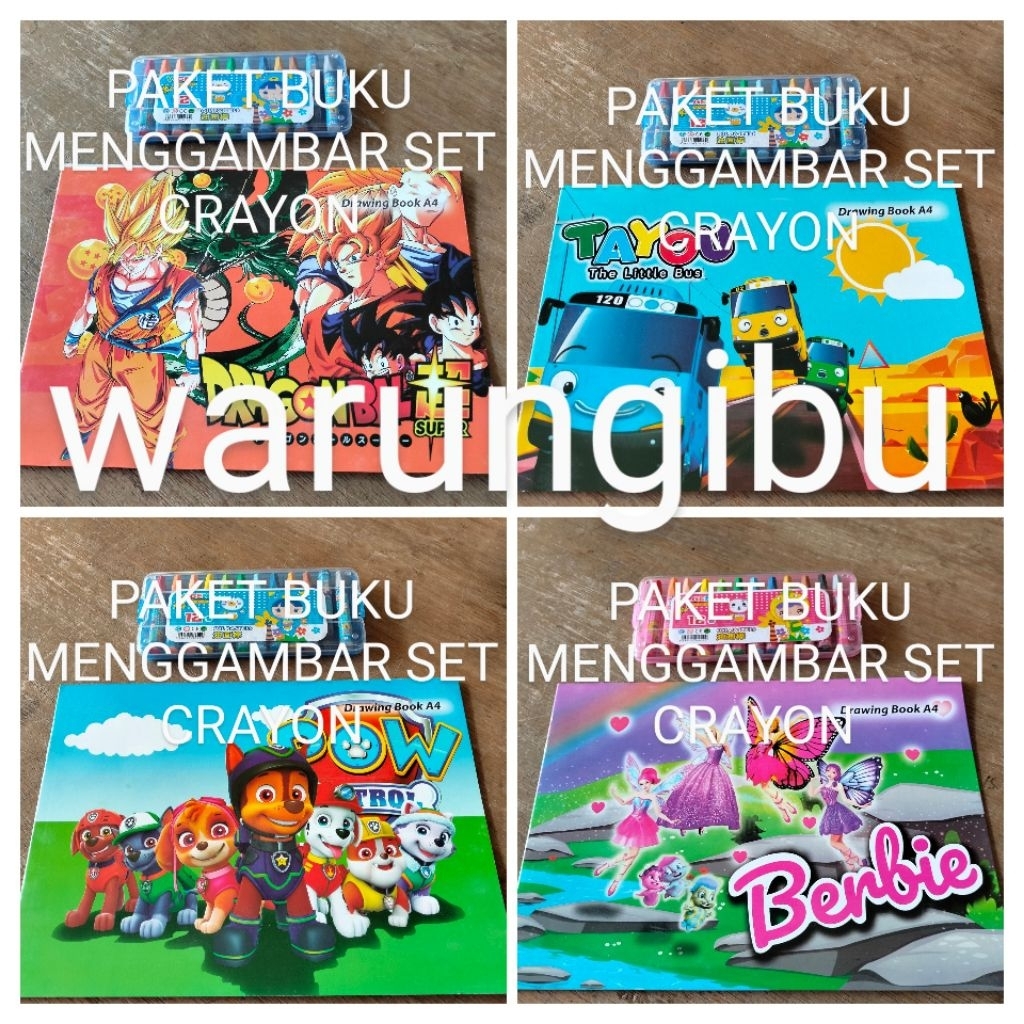 

Blank Drawing Book Paket Buku Menggambar Anak Set Crayon