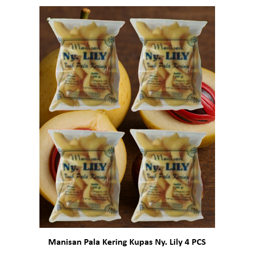 

Manisan Pala Kering Kupas Ny. Lily 4 PCS Khas Lampung