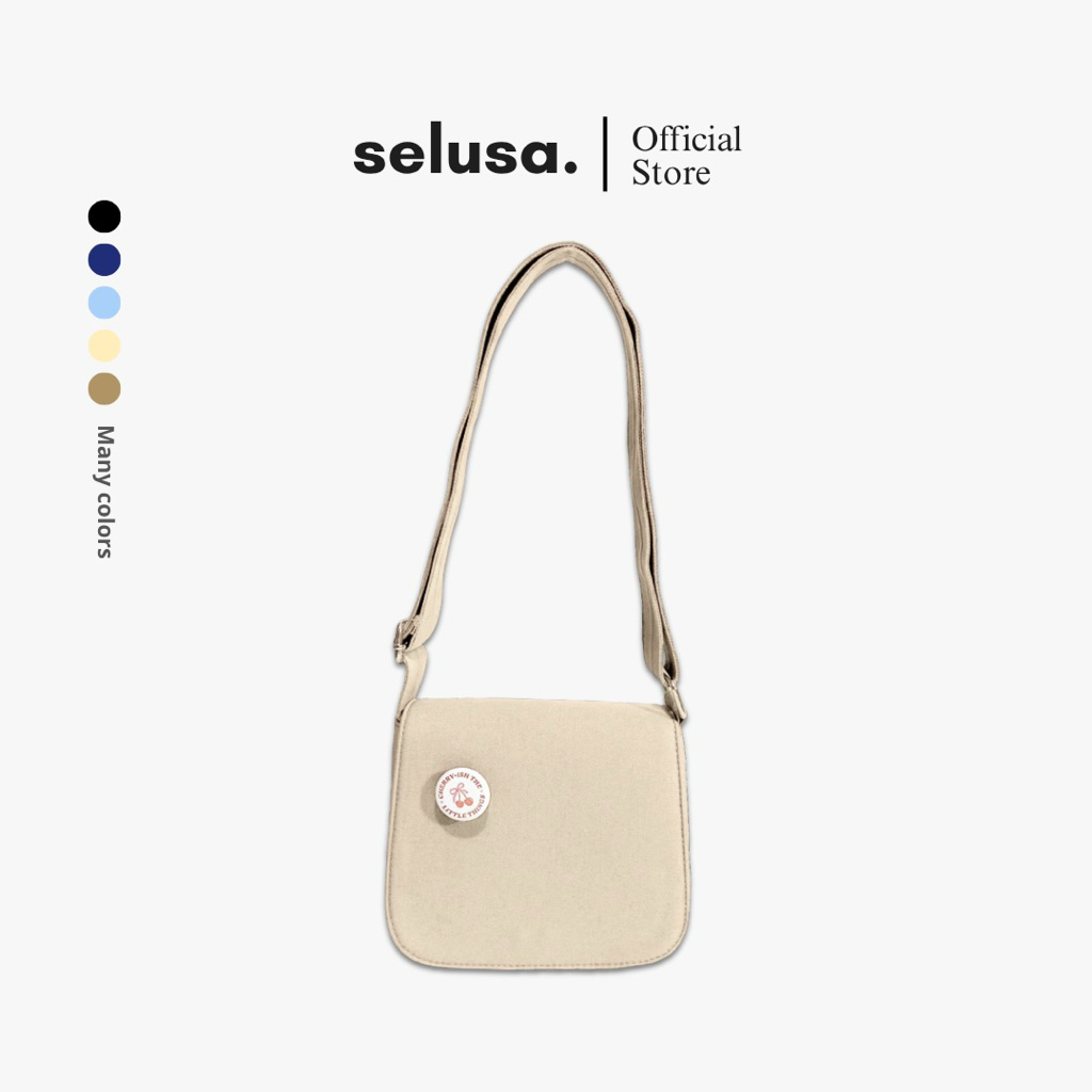 SELUSA AISHLA MINI SLINGBAG KANVAS | Tas Selempang Tas Bahu