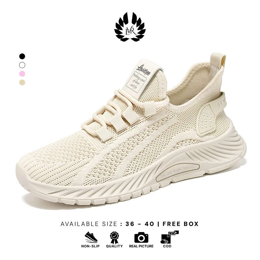 FREE BOX EVR LV0325 SEPATU SNEAKERS WANITA SEPATU SPORT WANITA