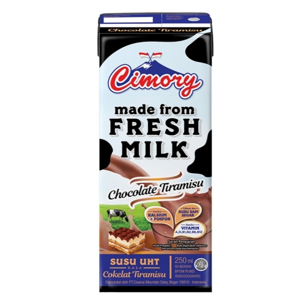 Cimory Susu UHT Chocolate Tiramisu 250 ml