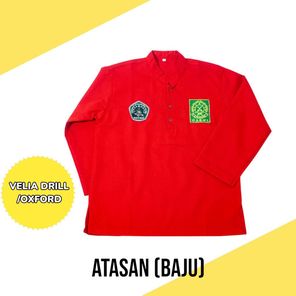 ATASAN SERAGAM GASMI / SERAGAM SILAT / SAKRAL GASMI / SERAGAM SILAT / BAJU SILAT