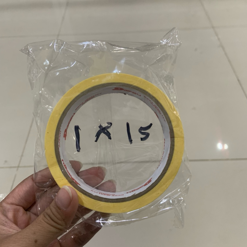 

DAEGU Lakban Kertas Isolasi Solasi Masking Tape 1 inch (24mmx15m) murah berkualitas