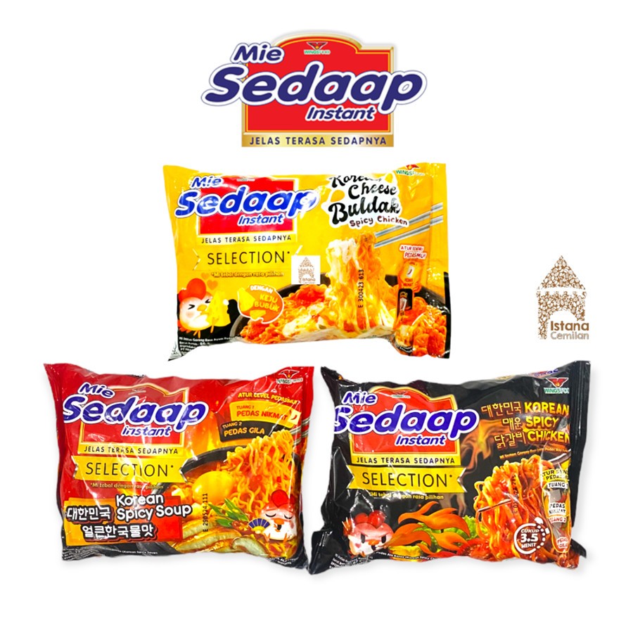 

Mie Sedaap Korean Spicy Chicken Cheese / Mie Sedaap - Mie Sedaap Selection Series Mi Instan Goreng / Kuah Ayam Pedas Ala Korea