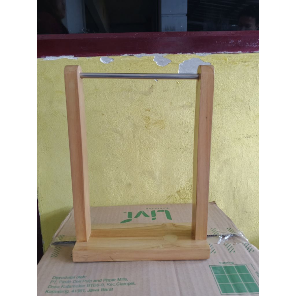 Stand Menu Kayu Minimalis Estetik | Dudukan Display Menu Cafe & RestoranDudukan Menu Kayu Handmade |