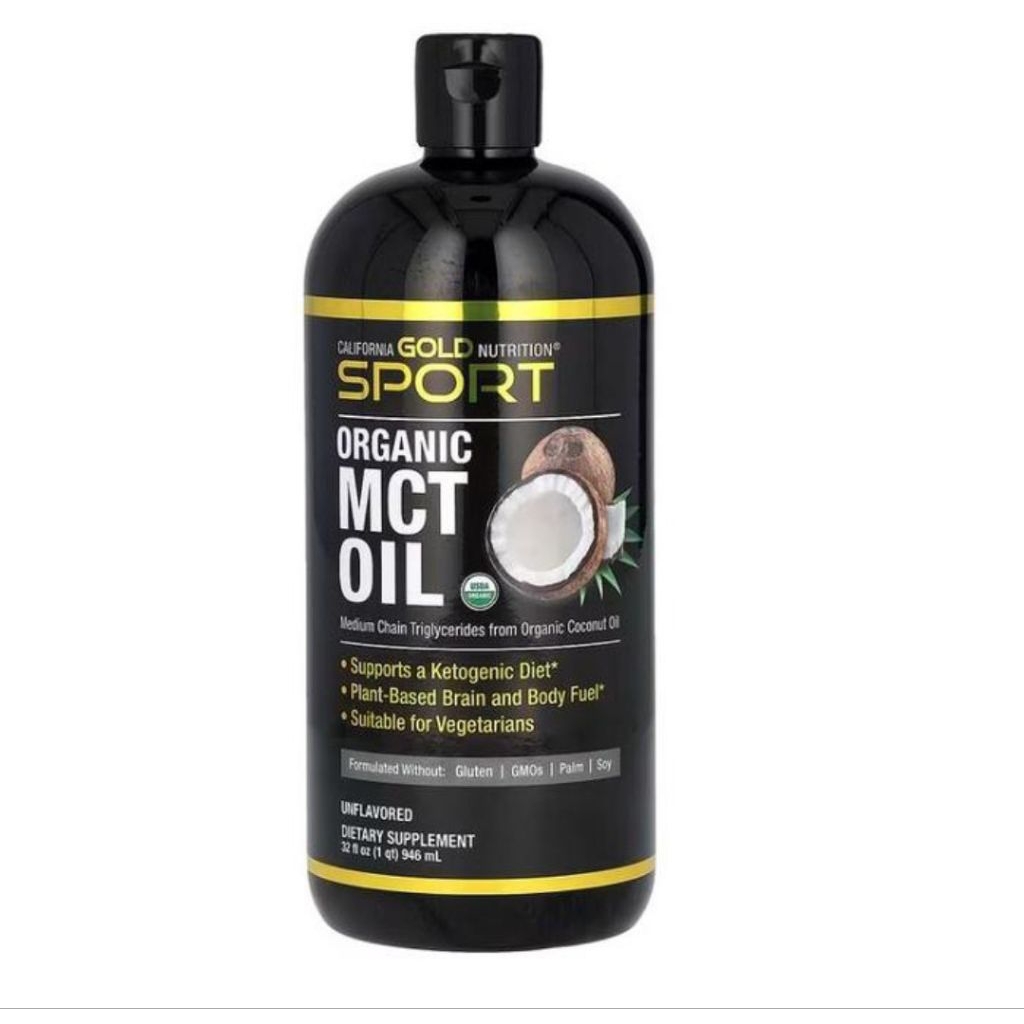 

Organic MCT Oil California Gold Nutrition SPORTS 946 ml keto diet USA - 946ml