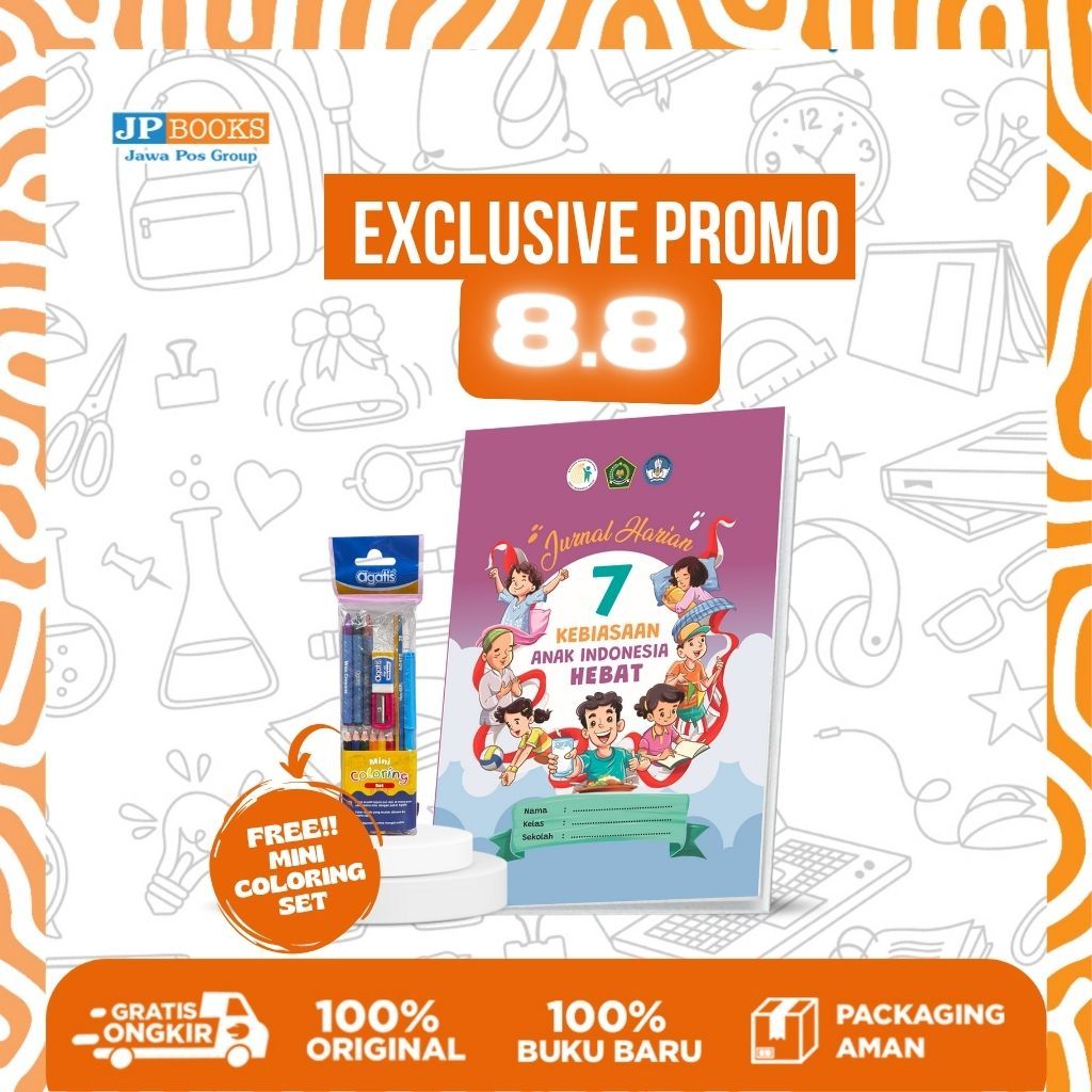 JP Books – Jurnal 7 Kebiasaan Anak Indonesia Hebat