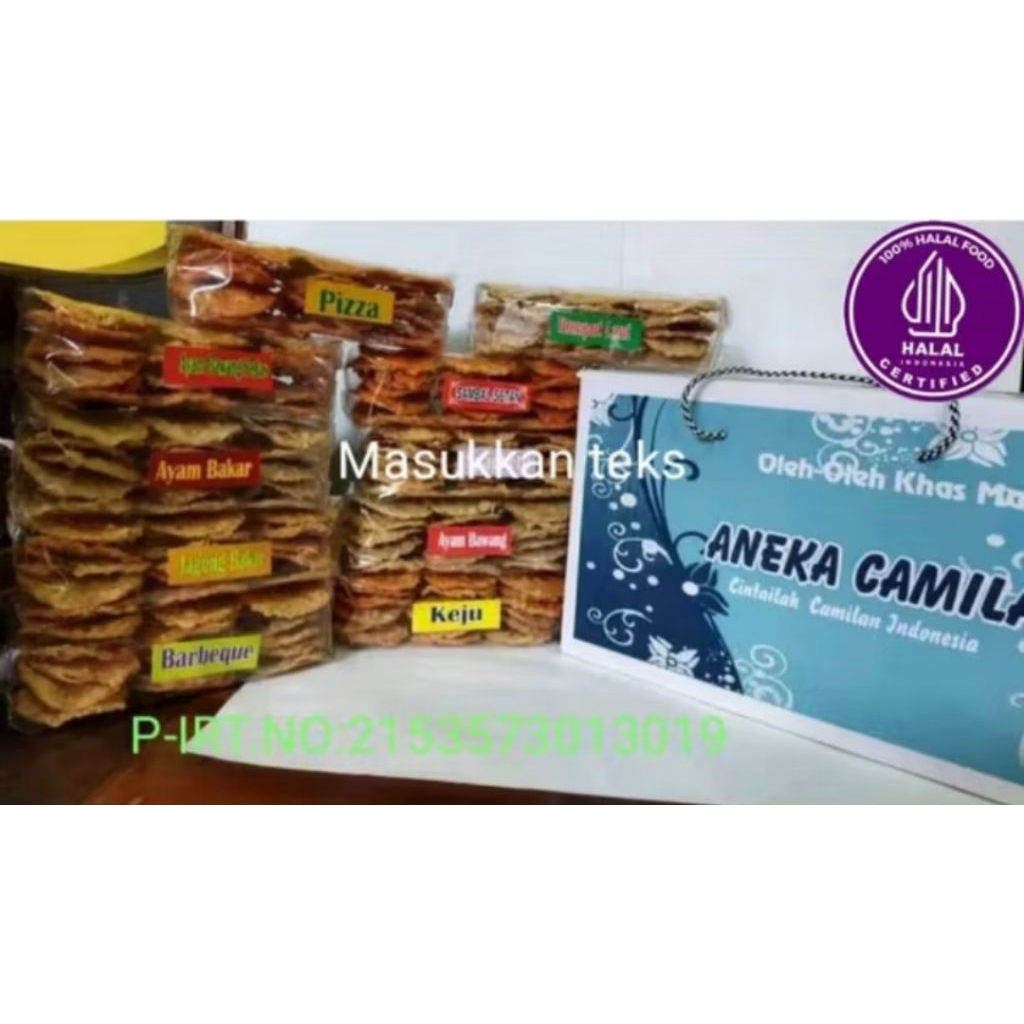 

keripik tempe isi 10 bungkus