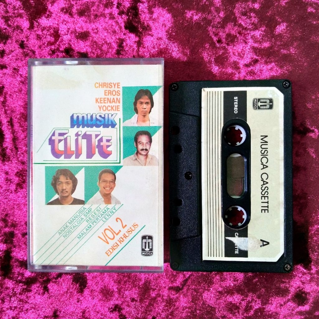 Kaset V/A (Chrisye, Eros, Keenan, Yockie) - Musik Elite Vol. 2
