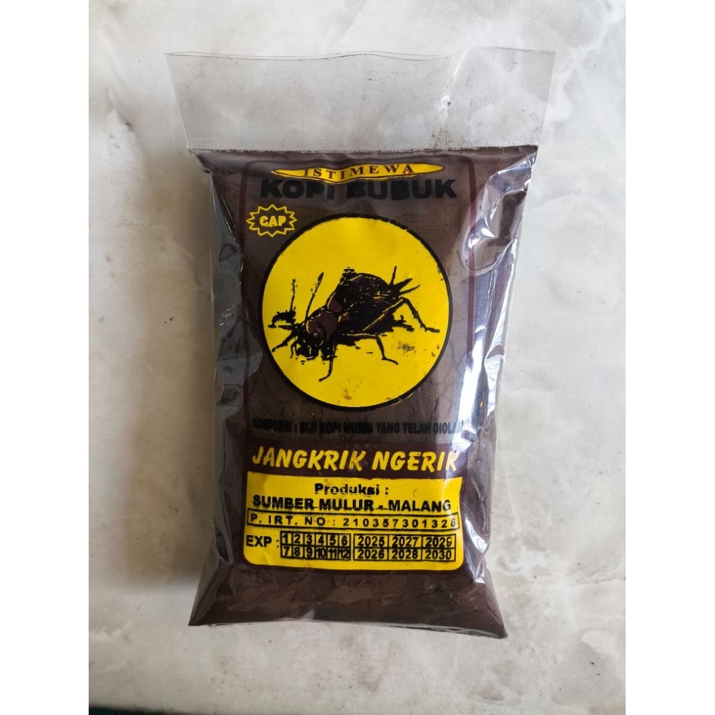 

Kopi Bubuk Jangkrik Ngerik Super Jos 250 gram