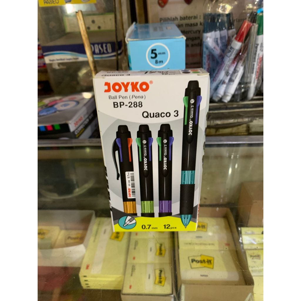 

Joyko Ballpoint 4 Warna Quaco BP-213