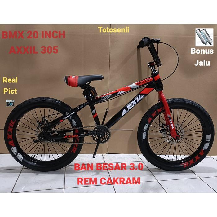Sepeda Anak BMX 20 Inc Ban Jumbo Rem V Break Evergreen Bisa Buat Anak Umur  8 Tahun KeAtas