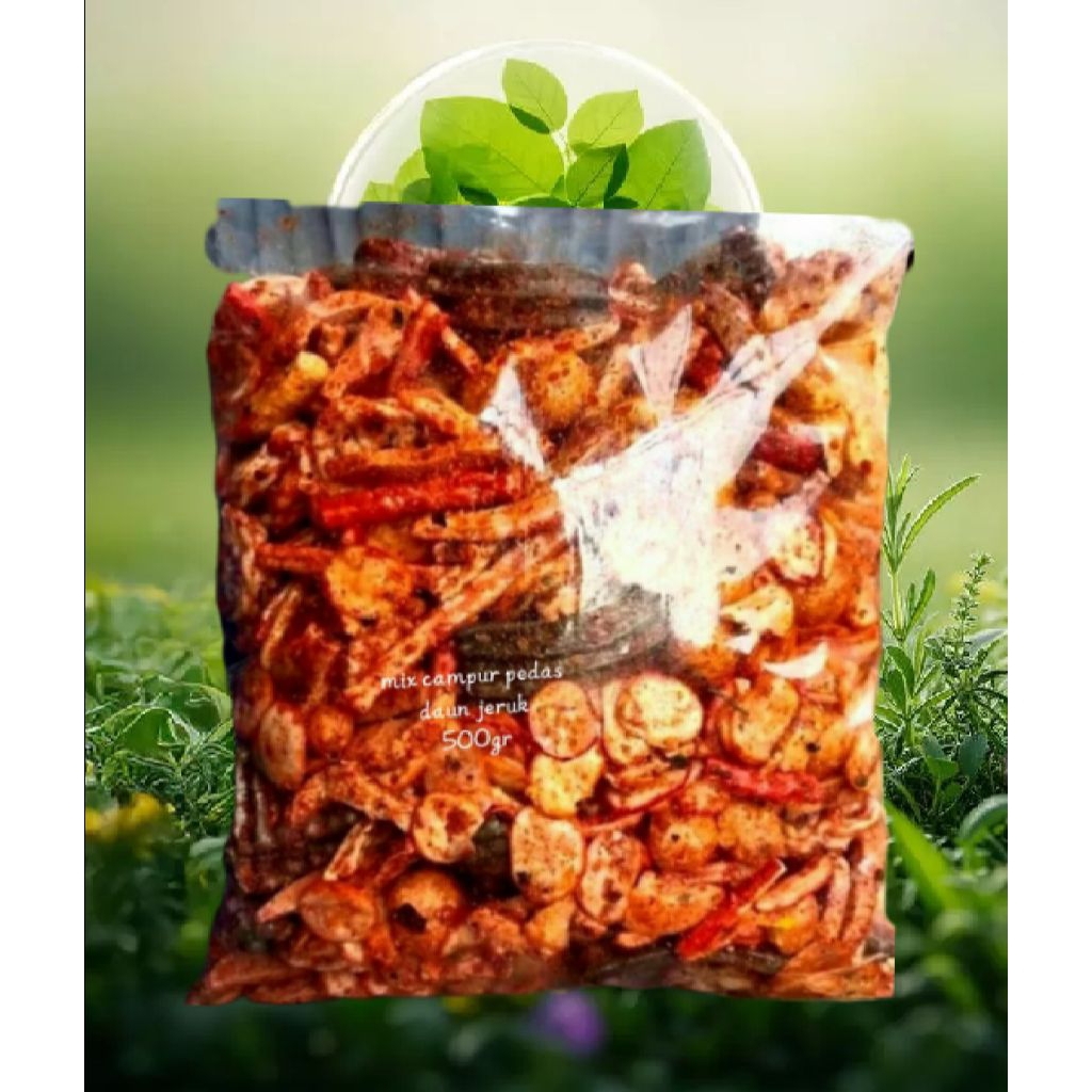 

SEBLAK MIX/CAMPURAN PEDAS DAUN JERUK GURIH KRIUK