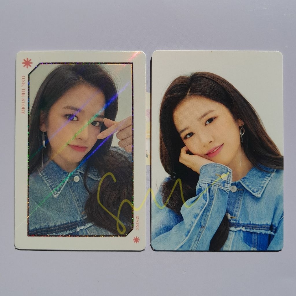 [READY - SET] izone an yujin trading card tc ots concert photocard pc