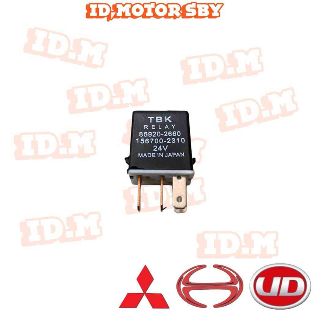 Relay Lampu 24V HINO LOHAN 85920-2660, Sparepart