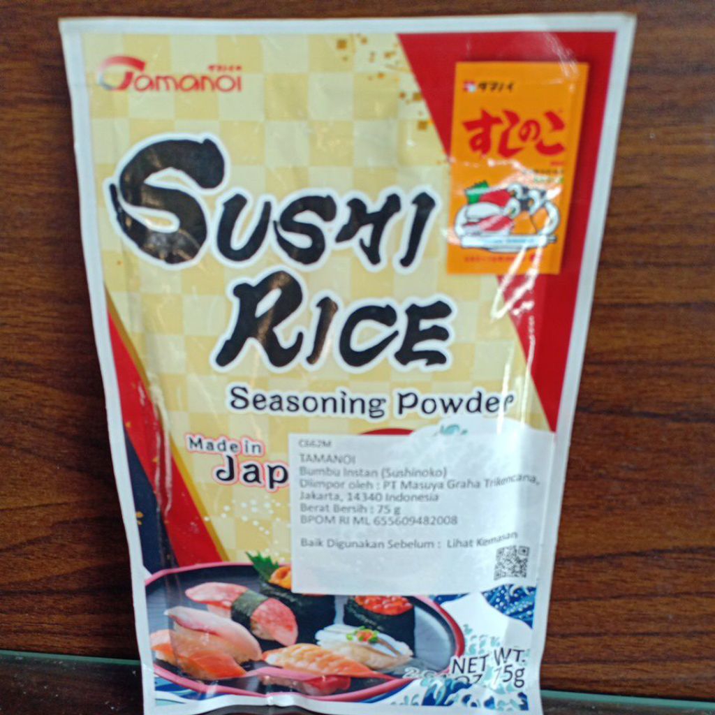 

Tamanoi Sushi rice seasoning powder 75gr