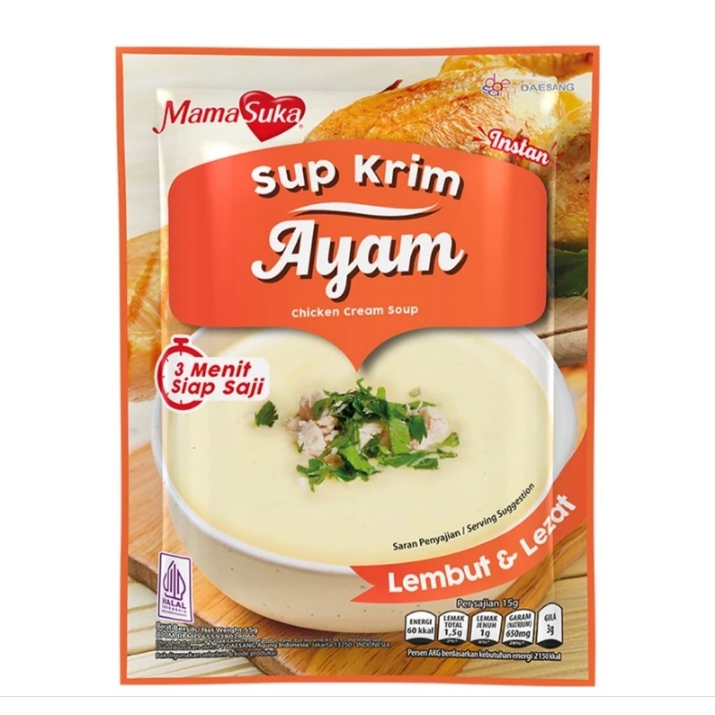 

MAMASUKA SUP KRIM AYAM 55GR