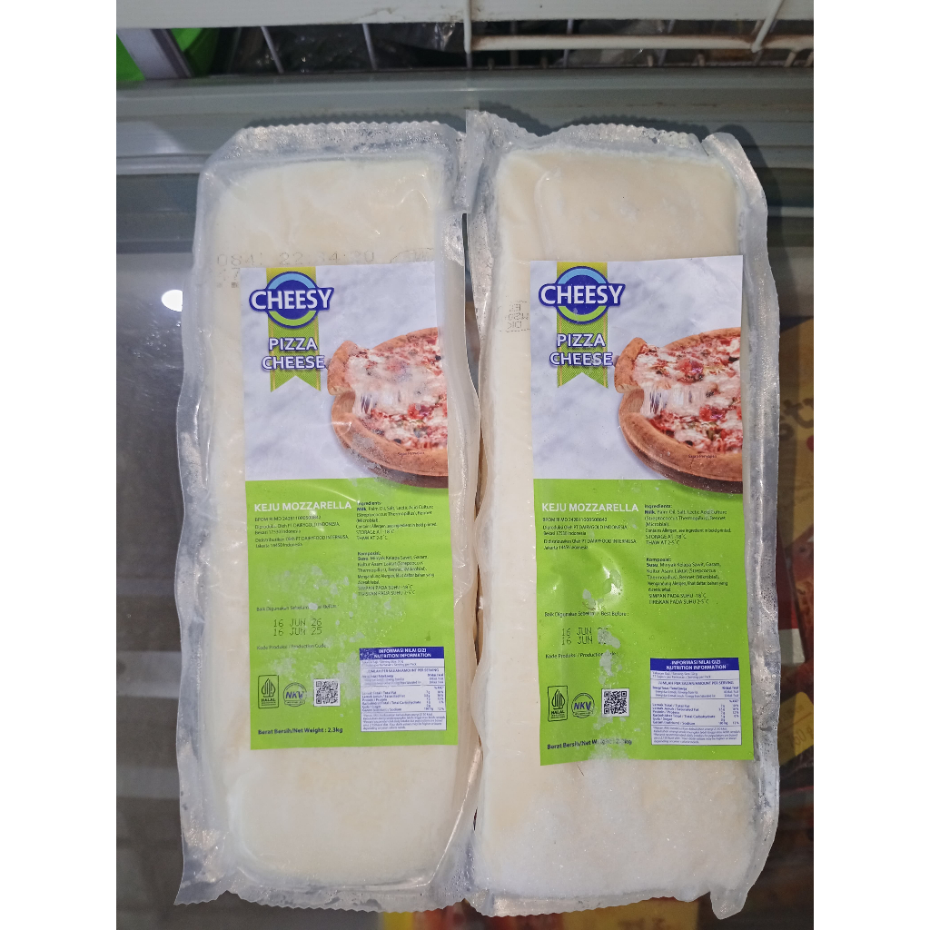 

CHESSY Keju Mozarella Pizza Cheese 2.3kg (Instant)