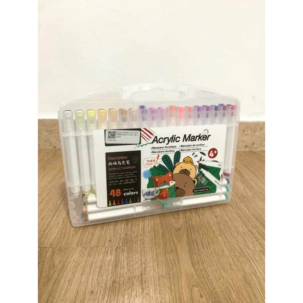 

Giorgione Acrylic Markers Set Spidol 48 Warnas G-AM-BS