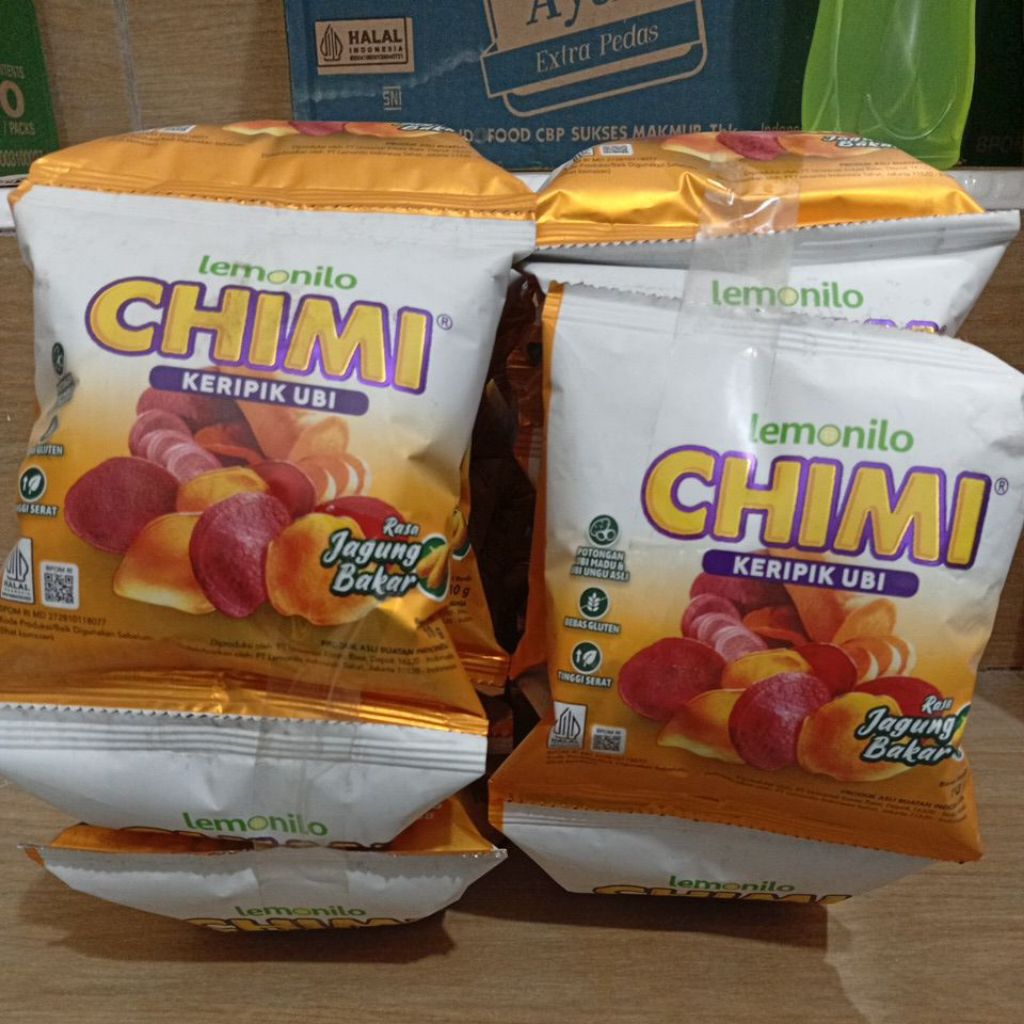 

lemonilo chimi keripik ubi rasa jagung bakar 10 g