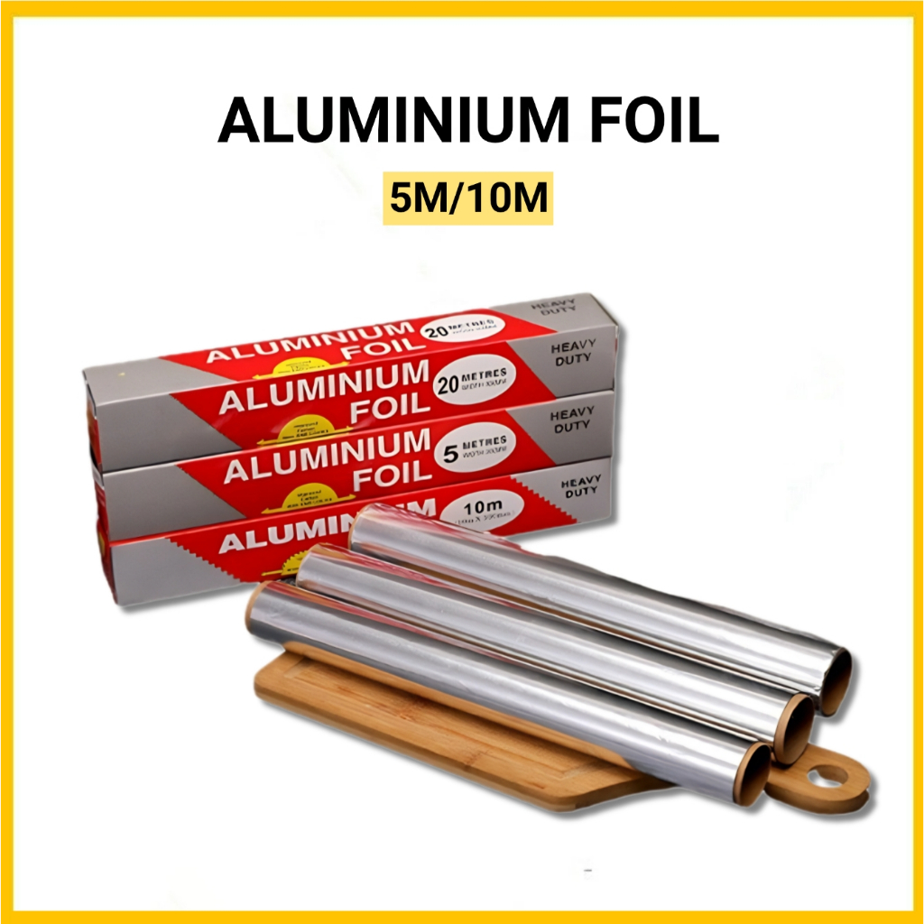 ALUMINIUM FOIL / KERTAS ALUMINIUM FOIL ROLL UNTUK MAKANAN
