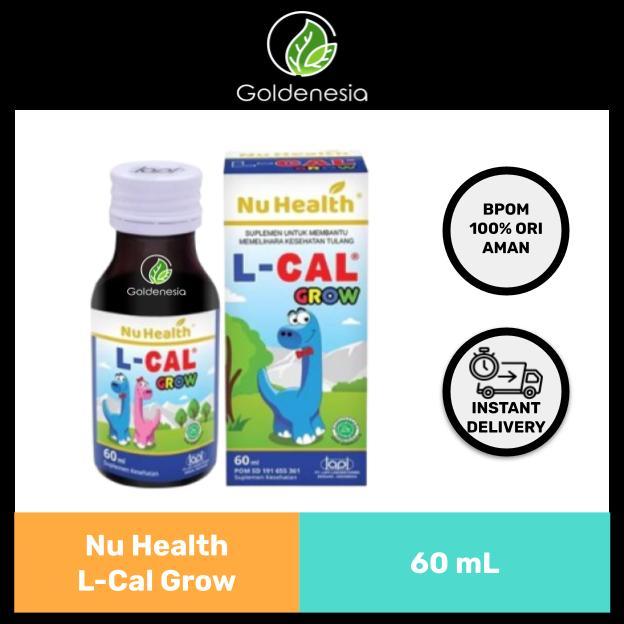 Nu Health L-Cal Grow 60 mL - Suplemen Kesehatan Tulang Anak
