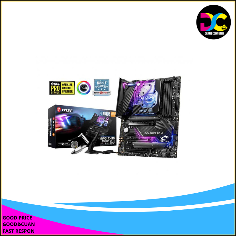 MSI MPG Z490 CARBON EK X LGA1200 MOTHERBOARD INTEL LGA 1200