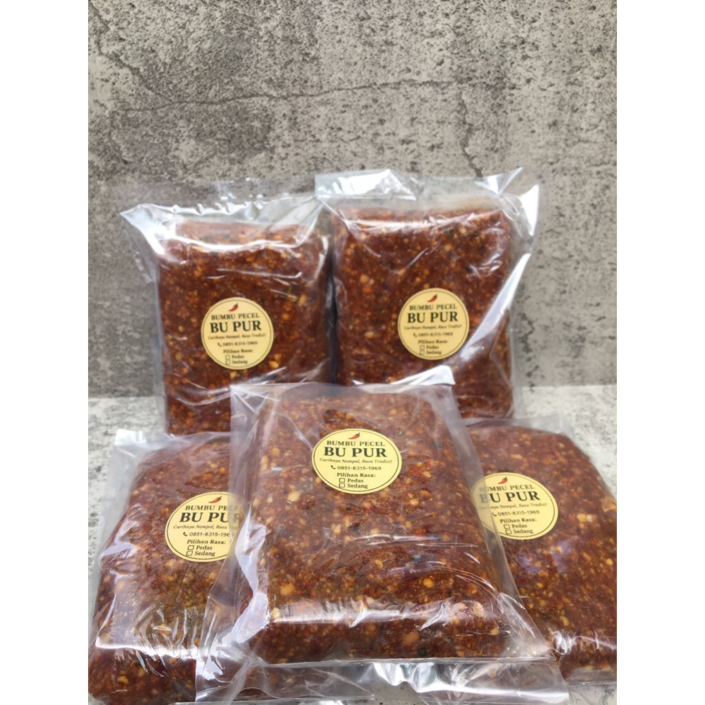 

sambel bumbu pecel bu pur 200 gr