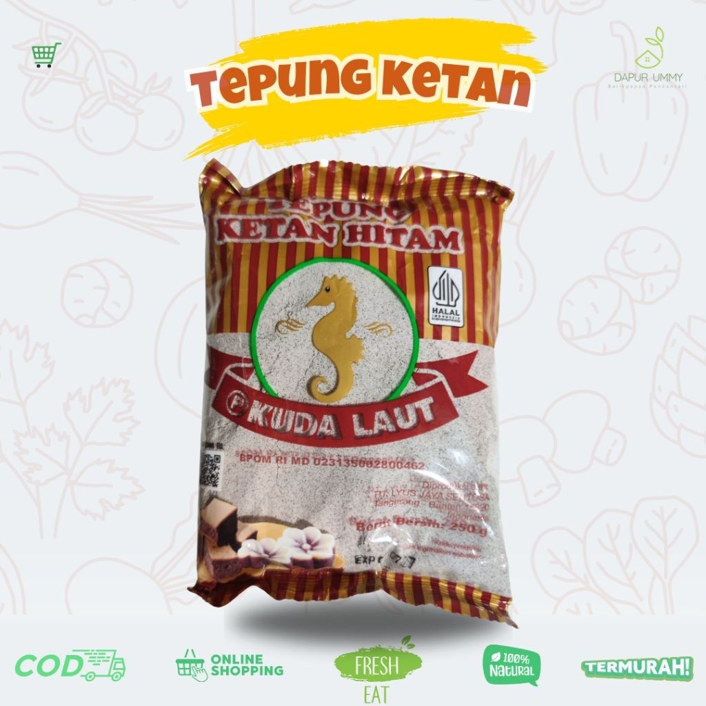 

TEPUNG • Ketan Hitam • Kuda laut 250gr