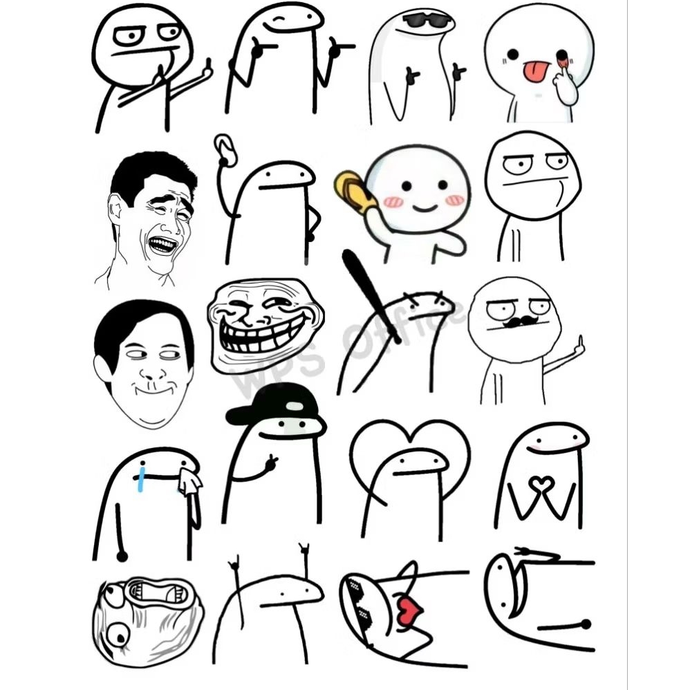 

Sticker Meme Lucu Isi 20pcs Bahan Sticker Vinyl