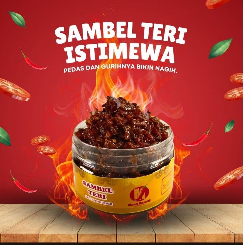 

dapoer Mama HQ ~ Sambal Teri 200 gr