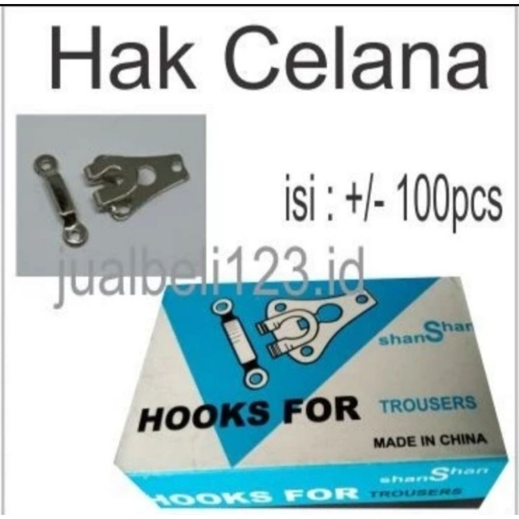 Kancing Kait/Kait Celana/Kait Rok/Hak Celana/Hak Rok/Kancing Hak Jahit