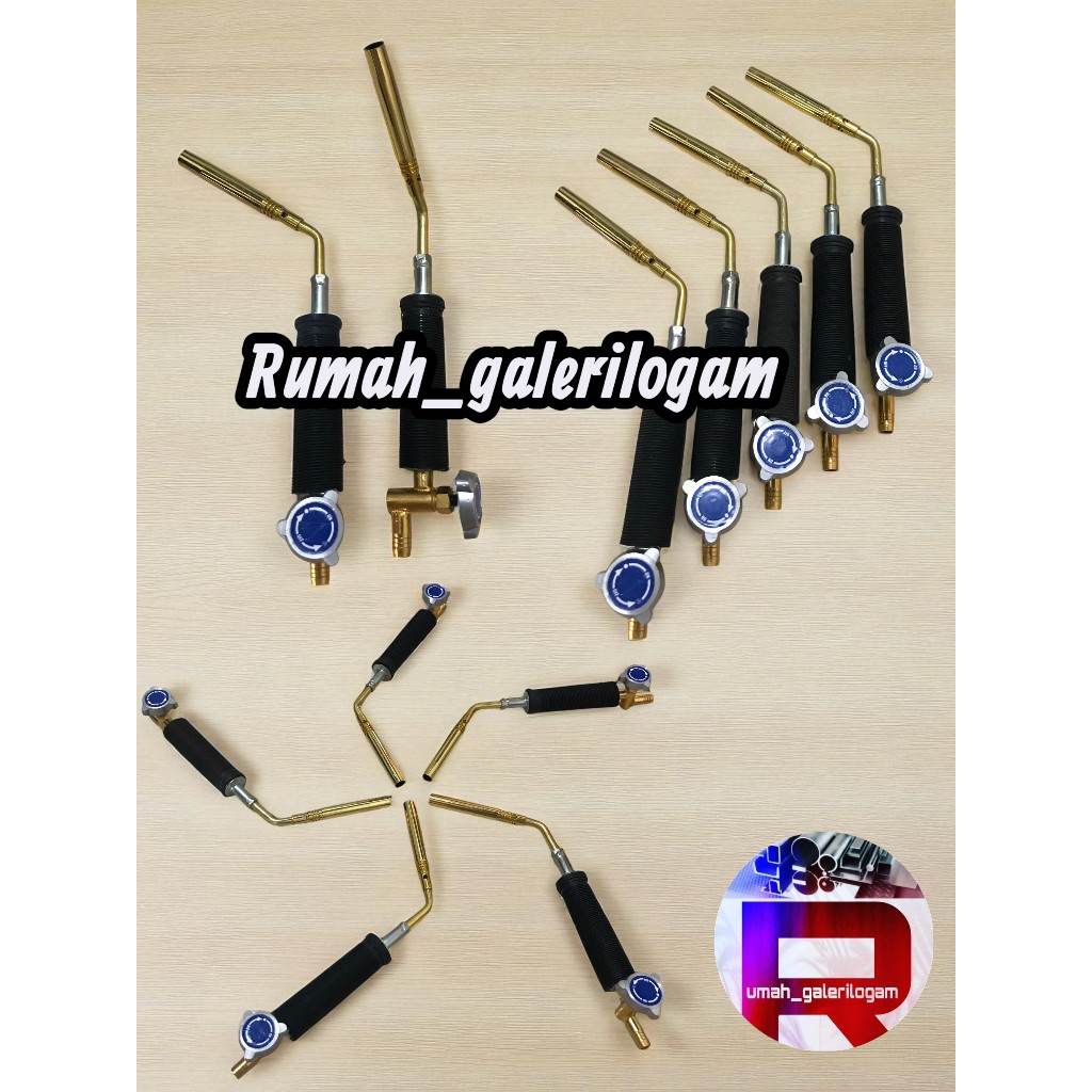 gas torch blow torch blower heating atau alat las ringan lebur logam emas dan patri