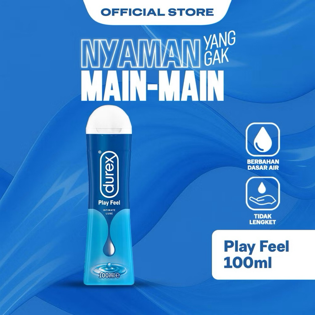 Durex Play Feel - Pelumas Gel Seks Pria & Wanita 100ml - Water Based Sex Lubricant