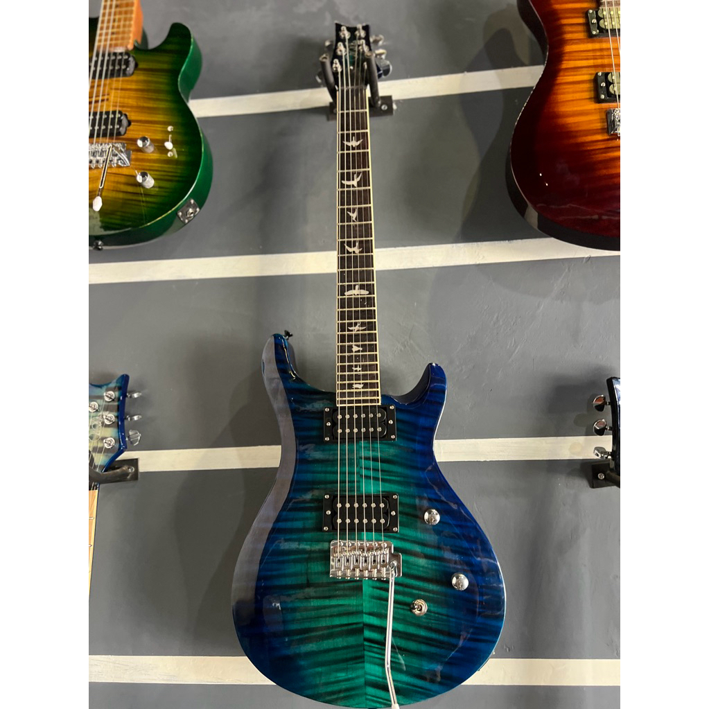 gitar prs biru ungu