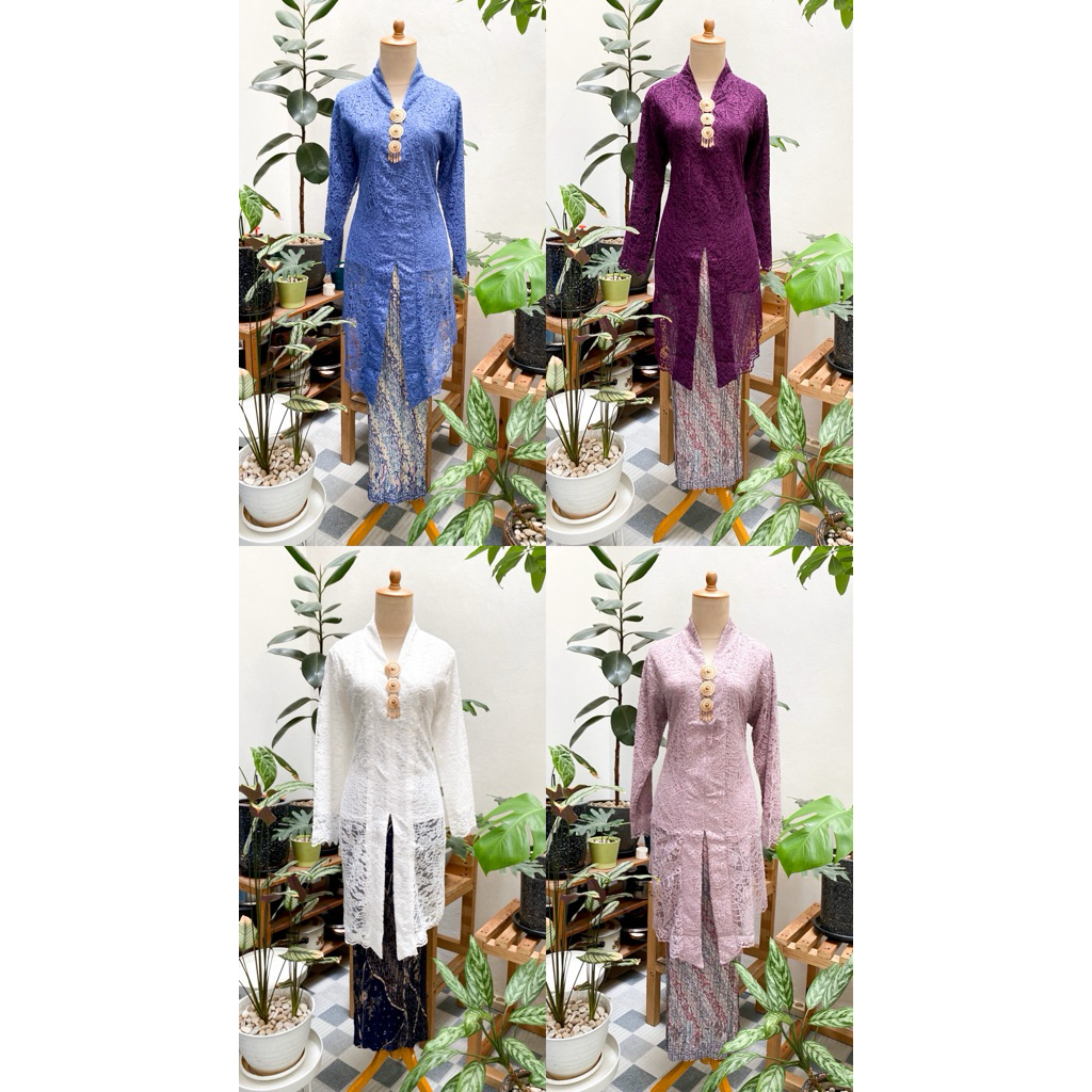 Kebaya Tunik Brukat Katun | Kebaya Panjang