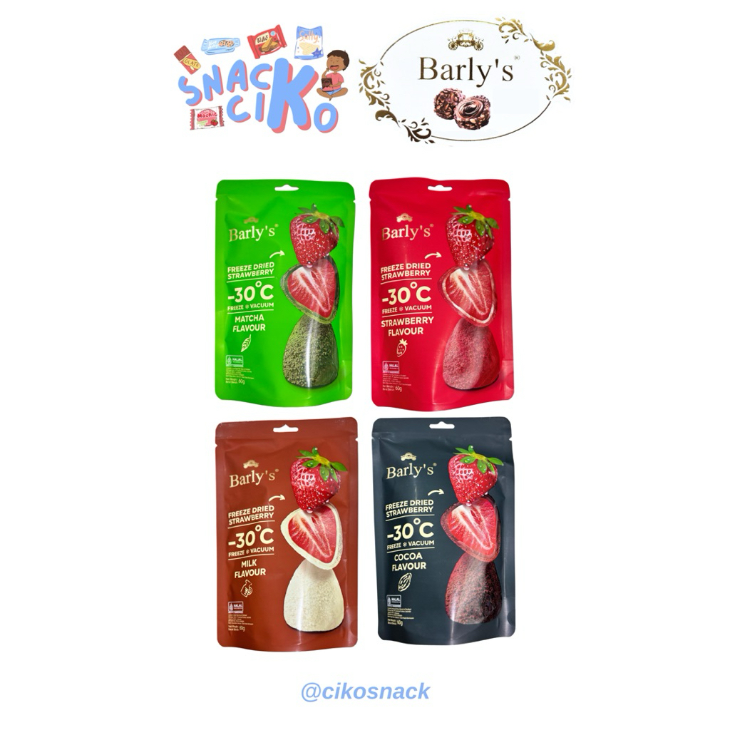 

[READY] Barly’s Freeze Dried Strawberry 60g