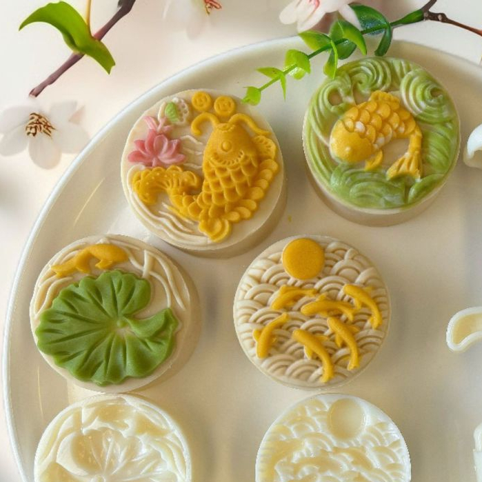 (Terbaru) Cetakan Mooncake 75gr Cetakan Kue Bulan Cetakan Mooncake 75gr